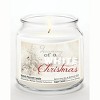 Courtside Market White Christmas Sugar Cookie 12.8oz Soy WaxCandle Glass Jar with Brushed Silver Metal Lid - 2 of 3