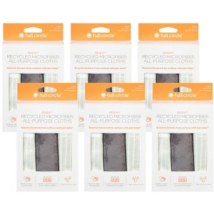 Full Circle Home Renew Recycled Microfiber All-Purpose Cloths Striped Print - Case of 6/3 ct - 1 of 3
