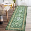 Washable Area Rug, Oriental Vintage Design, Soft Faux Wool Carpet, Non-Slip and Stain Resistant, Ideal for Living Room, Bedroom, Kitchen, Office - 2 of 4