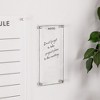 Melrose Acrylic Dry Erase Notes Board 13"H - 2 of 2