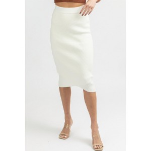 Women's FRONT WRAP MIDI SKIRT - dee elly - 1 of 4
