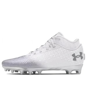 Under Armour Spotlight Clone 4.0 Football Cleats White/Metallic