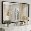 Apmir High-Strength Tempered Glass and Aluminum Alloy Framed French Cleat Mounted Wall Decor Bathroom Vanity Mirror with 5-Year Warranty - 4 of 4