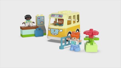 LEGO 10988 Duplo Paseo en Autobús, Juguete Educativo para Desarrollar  Habilidades Sociales y Motricidad Fina, Vehículo