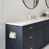 LunaLulinlk Metal Recessed Toilet Paper Holder in Polished Brass - 2 of 4