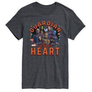 Men's - Marvel - Guardian Of Your Heart Valentine Short Sleeve Graphic T-Shirt - 1 of 4