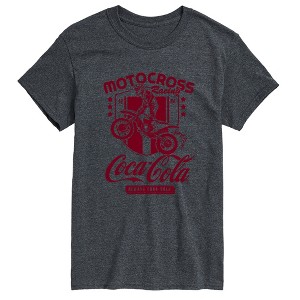 Men's Coca-Cola Motorcross Racing Short Sleeve Graphic T-Shirt