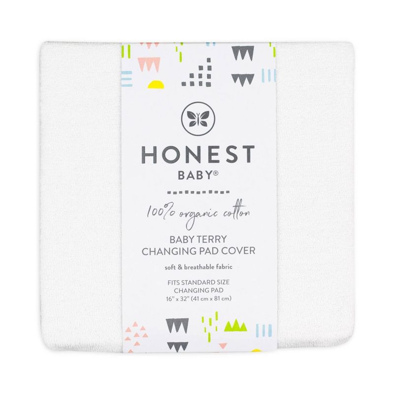 Honest Baby Organic Cotton Baby Terry Changing Pad Cover, 3 of 5