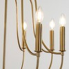 ALOADECOR 26'' 8-Light Modern Classic Candelabra Chandelier Farmhouse Candle Pendant Light For Living Room Dining Room - 4 of 4