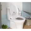ELECWISH Smart Bidet Toilet Seat with Remote Control/Panel Control - Adjustable Temperature, Self-Cleaning Nozzle, LED Nightlight, White - 2 of 4