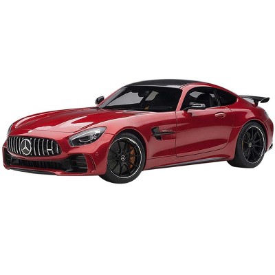 Mercedes AMG GT R AMG Designo Cardinal Red Metallic with Carbon Top 1/18 Model Car by Autoart