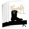 Big Dot of Happiness Nash Bash - Nashville Bachelorette Party Thank You Cards (8 count) - 2 of 4