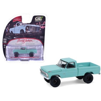 1967 Ford F-100 Custom Pickup Truck Light Blue "Barrett-Jackson" Series 16 1/64 Diecast Model Cars by Greenlight