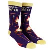 Crazy Dog T-Shirts Women's Happy Camper Socks Funny Outdoor Adventure Hiking Vintage Novelty Footwear - 2 of 4