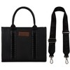 Montana West Tote Bag for Women Top Handle Handbags Satchel Bag Shoulder Bag Crossbody Purse for Women with Crossbody Strap WG70-8120DBK - 2 of 4