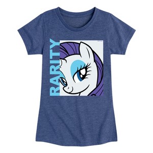 Girls' - My Little Pony - Rarity Fitted Short Sleeve Graphic T-Shirt - 1 of 3