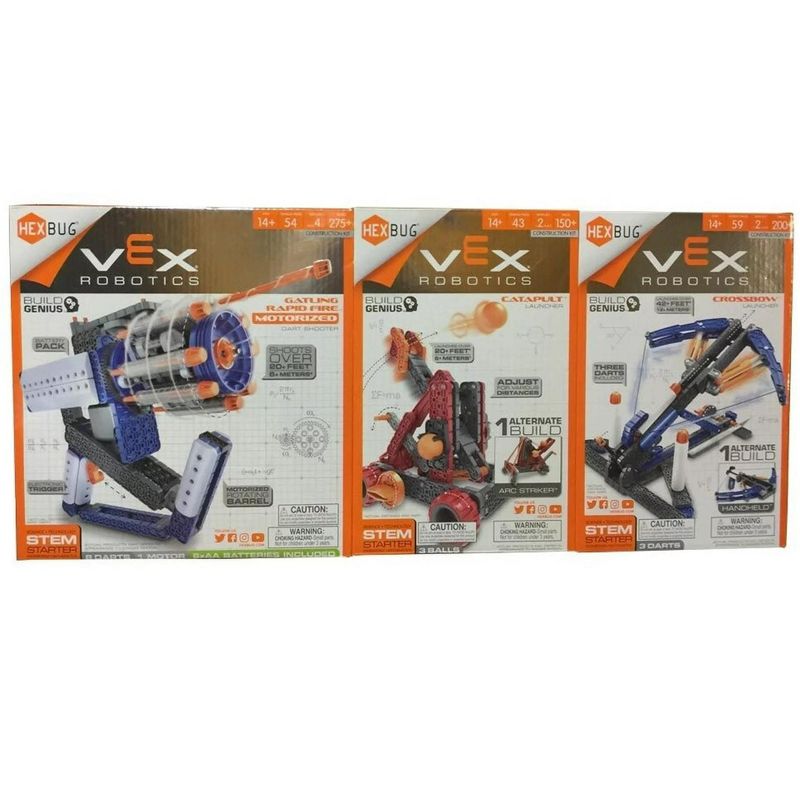 HexBUG Vex Robotics Launchers STEM Construction Kit Bundle, 3-pack, 2 of 4