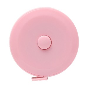 Unique Bargains Tape Measure +/-5% Accuracy Plastic Pink 2.09"x2.09"x0.67" 1 Pcs - 1 of 3