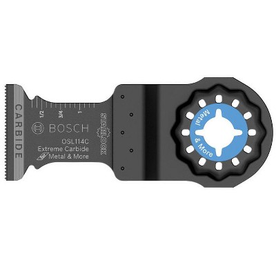 Bosch Starlock 1-1/4 in. X 4 in. L Carbide Plunge Blade 1 pk