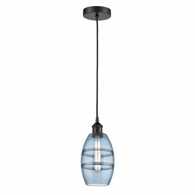 Vaz - 1 Light Cord Hung Mini Pendant In Industrial Style-8.13 Inches Tall and 5.88 Inches Wide