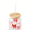 Manna 15oz Glass Bows Tumbler - image 3 of 4