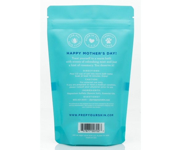 PREP Your Skin Super Mom Rosemary Mint Bath Salts - 16oz