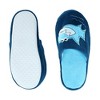 CTM Boy's Slide House Slippers with Shark Detail - 3 of 4