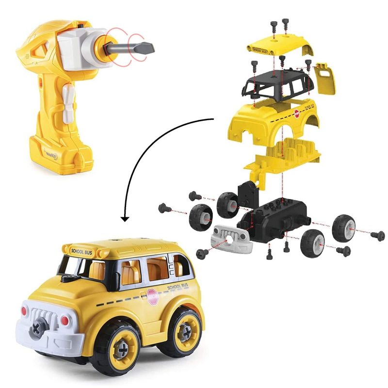 Top Race 3-in-1 Take Apart Truck with Electric Drill Remote Control, 5 of 6