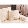 Single Corduroy Sofa Chair with Removable Ottoman and Comfy Sleeper Design - 4 of 4