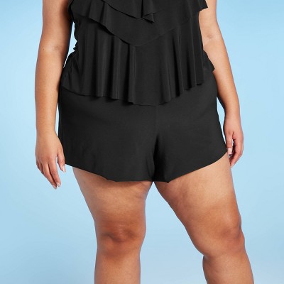 plus size swimsuits with shorts