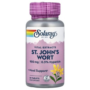 Solaray Vital Extracts, St. John's Wort, 900 mg, 30 Tablets - 1 of 4