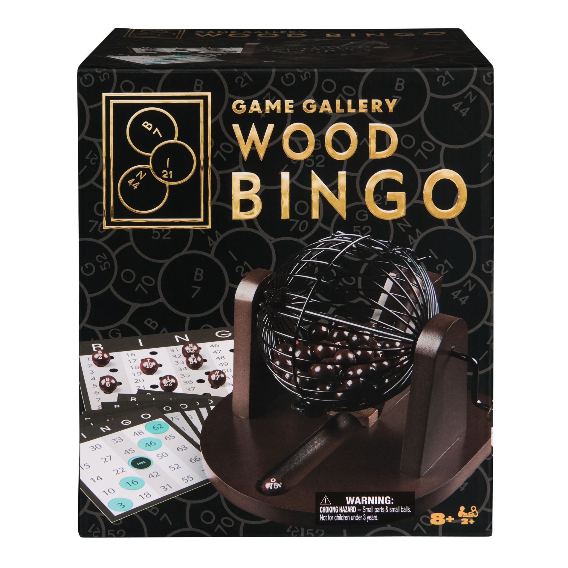 Game Gallery Solid Wood Bingo, Styles May Vary