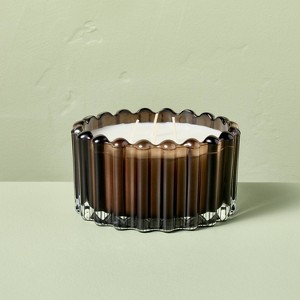 4 Wick Ribbed Glass Jar Candle 22oz - Hearth & Hand™ with Magnolia - 1 of 4