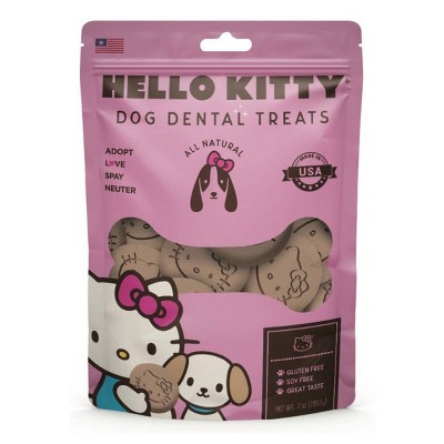 Team Treatz Hello Kitty Chicken Dental Dog Treat - 7oz