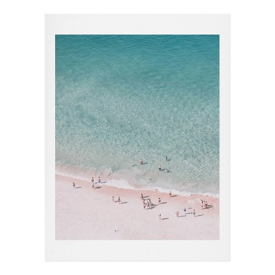 8" x 10" Ingrid Beddoes Beach Summer Days Wall Art Print Blue - society6