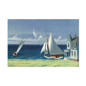 Trademark Fine Art -Edward Hopper 'The Lee Shore' Canvas Art - 1 of 4