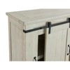 Aspen 65" Solid Wood TV Stand Antique White Finish - Martin Svensson Home - 4 of 4
