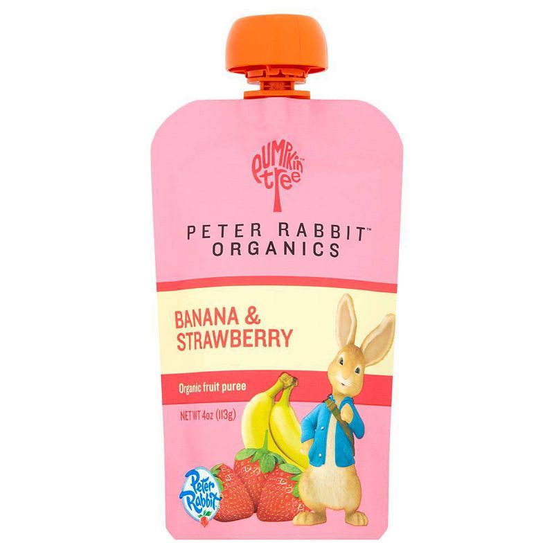 Peter Rabbit Organics Banana &#38; Strawberry - 4oz, 1 of 4