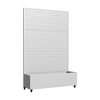 PexFix 72 in. H x 47 in. W White Metal Rectangle Wall Planter Box with Trellis for Climbing Plants - 4 of 4