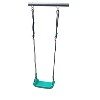 Heavy Duty Backyard Feature Swing Set, 6-in-1 Kids Swing Set with Swing, Climbing Ladder,Swing Glider,Hanging Ring,Basketball Hoop and Soccer Net - 3 of 4