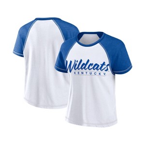 NCAA Kentucky Wildcats Women's White Stitch T-Shirt - 1 of 3
