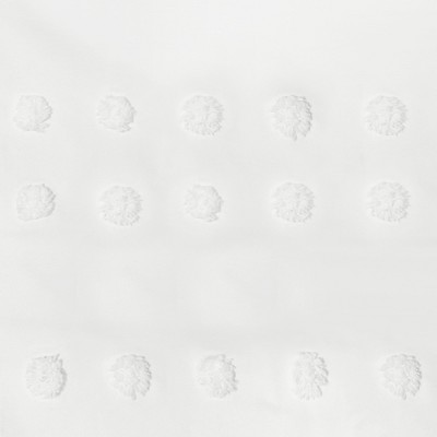 Ivory Cotton Tufted Dot Full/Queen Duvet Cover Set