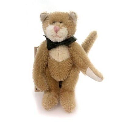 Boyds Bears Plush 5.0" Lindbergh Cattington Cat Kitten Mohair Jointed  -  Decorative Figurines