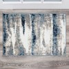 World Rug Gallery Contemporary Abstract Waves Area Rug - 2 of 4