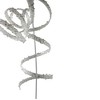 Northlight Glittered Curly Christmas Spray - 19" - White - 2 of 2