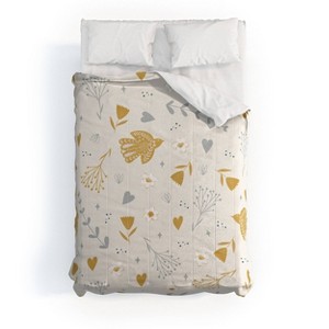 Deny Designs 3pc Full Menina Lisboa Folk Nordic Bird Comforter and Sham Set - 1 of 4