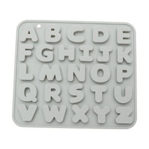 Unique Bargains Candy Making Moulds 26-Cavity Alphabet Letters Candy Mould Hand Wash 6.22"x5.51"x0.35" 1 Pc - 1 of 4