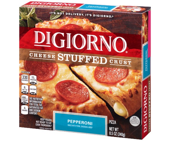 DiGiorno Pepperoni Cheese Stuffed Frozen Crust - 8.5oz