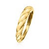 Pure Collection by Ross-Simons 14kt Yellow Gold Shrimp Ring - 2 of 4