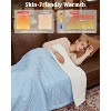 Heated Blanket Throw Twin Queen King, Waffle Weave Electric Throw Blanket Fast Heating with LCD Controller, Auto Off, ETL Certified, Machine Wash - 4 of 4